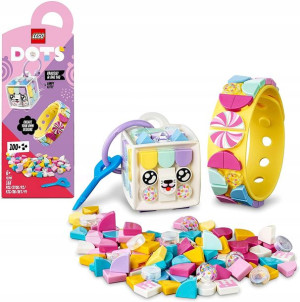 LEGO DOTS Cukierkowa kicia bransoletka i zaw 41944