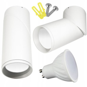 TUBA SPOT Oprawa Natynkowa halogenowa GU10 10W WW