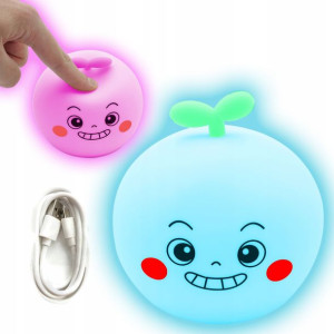 Silikonowa lampka nocna LED RGB WARZYWKO