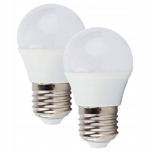 2x Żarówka LED E27 720lm 8W 80W KULKA CIEPŁA