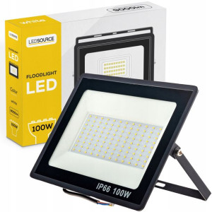 Halogen Reflektor NAŚWIETLACZ LED 100W 9000lm SLIM NW