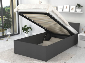 Łóżko 90x200 stelaż metalowy + materac PANAMA MM