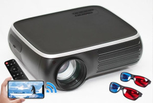 PROJEKTOR 4K RZUTNIK 7000lm Wi-Fi Android DLAN LED
