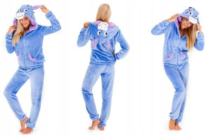 Dresy Spodnie + Bluza Welurowe Osiołek Komplet M
