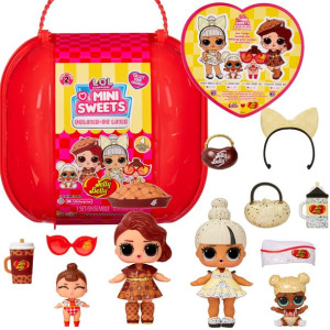 L.O.L. Surprise! walizka Loves Mini Sweets 4 laleczki +14 niespodzianek