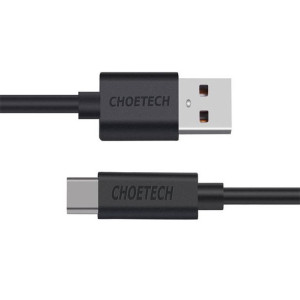 Kabel Choetech AC0002 USB-A/USB-C 1m (czarny)