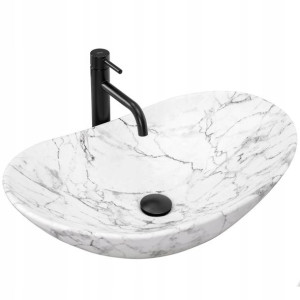 Umywalka Ceramiczna Royal Statuario Marble Mat