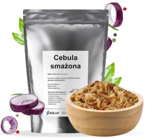 CEBULA SMAŻONA prażona naturalna bez gmo 100g