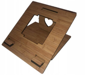 Stolik pod laptopa bambusowy bez regulacji