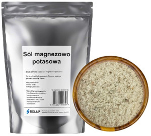 Naturalna Sól Kłodawska Magnezowo Potasowa do kąpiei regeneracji spa 1kg
