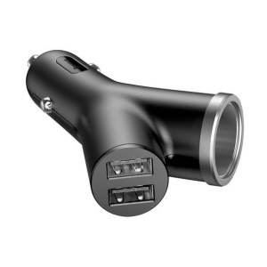 BASEUS Ładowarka samochodowa Y Type 2xUSB 3,4A 40W
