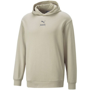 Bluza męska puma better hoodie fl pebble beżowa 670027 68