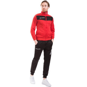 Dres givova tuta visa triacetato czerwono-czarny tr018 1210