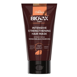 BIOVAX maseczka intensywnie wzmacniająca Bursztyn bałtycki i Biolin 150ml