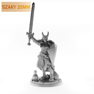 Figurka Rpg - Seria Humanoidy - Diablę Paladynka B - Szary 25 Mm