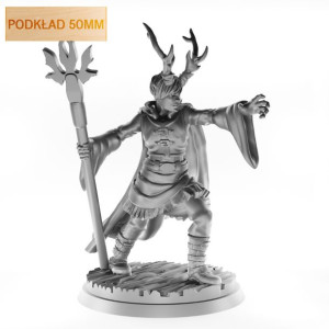 Figurka Rpg - Seria Humanoidy - Diablę Czarodziej A - Podkład 50 Mm