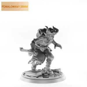 Figurka Rpg - Seria Humanoidy - Diablę Łotrzyk A - Pomalowany 25 Mm