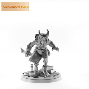 Figurka Rpg - Seria Humanoidy - Diablę Łotrzyk A - Pomalowany 50 Mm