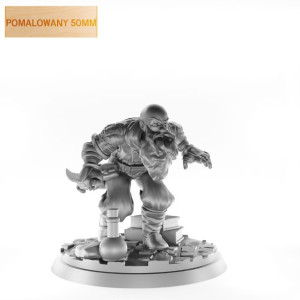 Figurka Rpg - Seria Humanoidy - Krasnolud Łotrzyk A - Pomalowany 50 Mm
