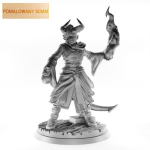 Figurka Rpg - Seria Humanoidy - Diablę Czarodziej B - Pomalowany 50 Mm