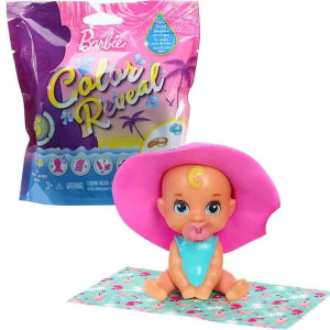 BARBIE Bobas Wakacyjny Color Reveal Saszetka GTT12
