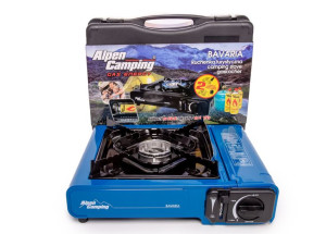 Kuchenka gazowa turystyczna Alpen Camping BAVARIA Dwufunkcyjna