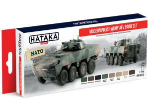 Zestaw farb Polish Army AFV HTK-AS72 Hataka