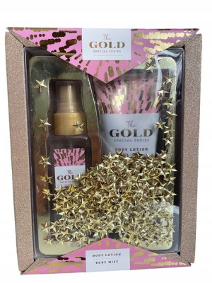 Zestaw Kosmetyków Gold Spa Konfetti Mgiełka Balsam