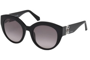 Damskie Okulary przeciwsłoneczne SWAROVSKI model SK-0140-01B (Szkło/Zauszni