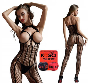 Gra Kości Miłości + Bodystocking Bielizna Erotyczna Walentynki Niej