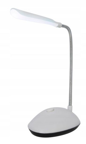 Lampka Biurkowa 4LED Szkolna na Biurko Nocna Biała