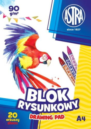Blok rysunkowy biały Astra