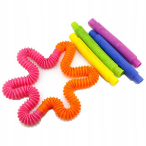 Rurki rury zabawki sensoryczne pop tube tubes