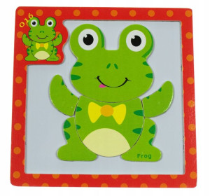 Puzzle Magnetyczne Układanka Klocki Żabka