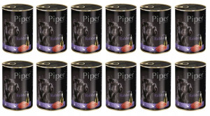 PIPER Karma mokra psa Dolina Noteci królik 12x800g