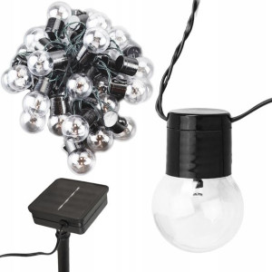 Girlanda Lampki Ogrodowe Solarne 30x Led 6,2m