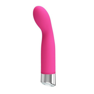 Silikonowy Wibrator Do Punktu G John Róż 14,6cm