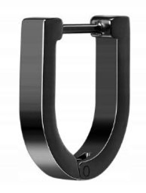 HUGGIE Owal Kolczyk Do Ucha Punk SS316L