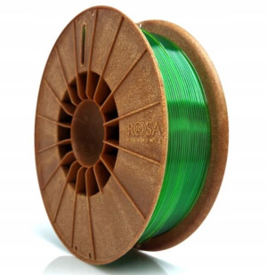 PET-G Standard 1,75mm Pure Green Tr 0,8kg Rosa 3D