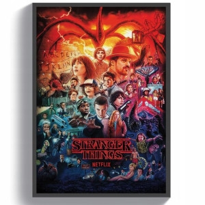 Stranger Things Plakat Obraz 60x90 premium jakość