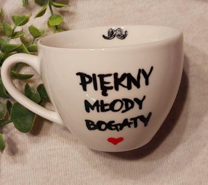 Filiżanka z cechami charakteru dla mężczyzny