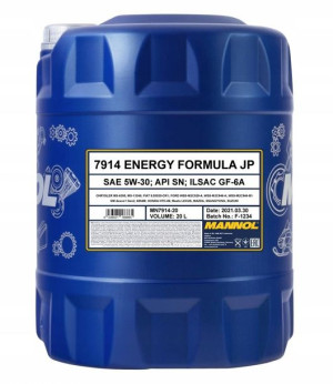 Olej Silnikowy Mannol Energy Formula JP 5w30 20L