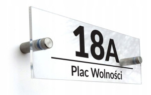 Tabliczka adresowa Tablica Numer domu 210x75 mm