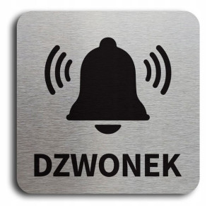 Tabliczka DZWONEK_ 10x10 cm
