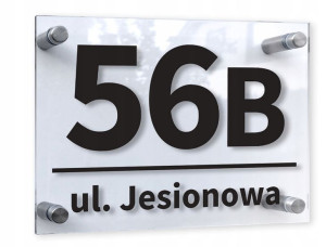 Tabliczka adresowa Tablica Numer domu 20x15