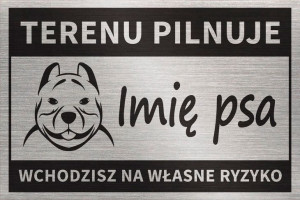 PIES Tabliczka z imieniem psa 30x20 różne rasy