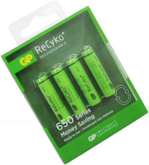 Akumulatorki Typ Aaa Mała R3 1,2v 650mah Lsd Gp