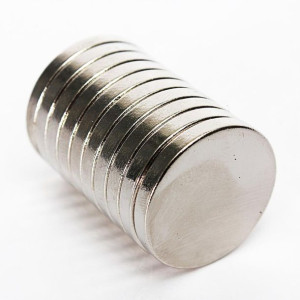 Mocny Magnes Neodymowy Walcowy 8x1,5mm 10szt