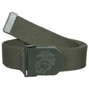 Pas z ozdobną klamrą USMC 3,5cm olive