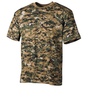 Koszulka t-shirt US wojskowa digital-woodland XXL